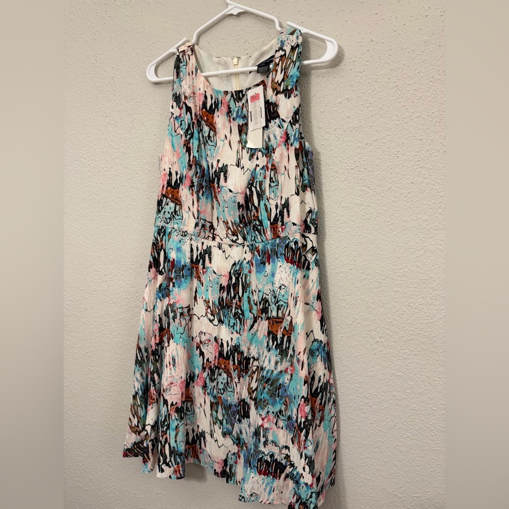 French Connection Multicolor Abstract Dress